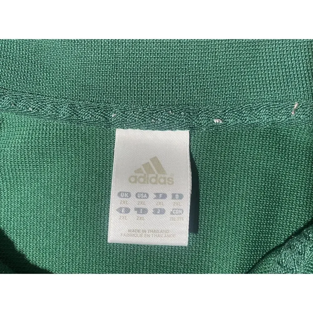 Adidas Polo Shirt Men's Size 2XL Dark Green Pullover Short Sleeves